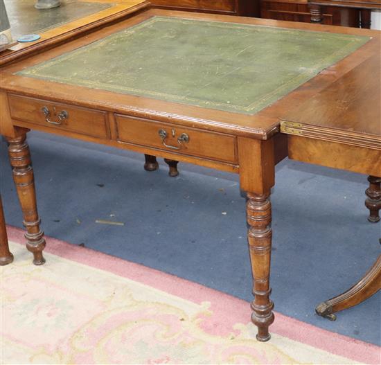 A late Victorian writing table Length 115cm